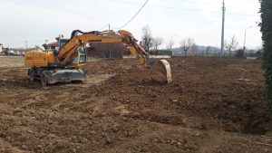 livellamento terreno con fresatura